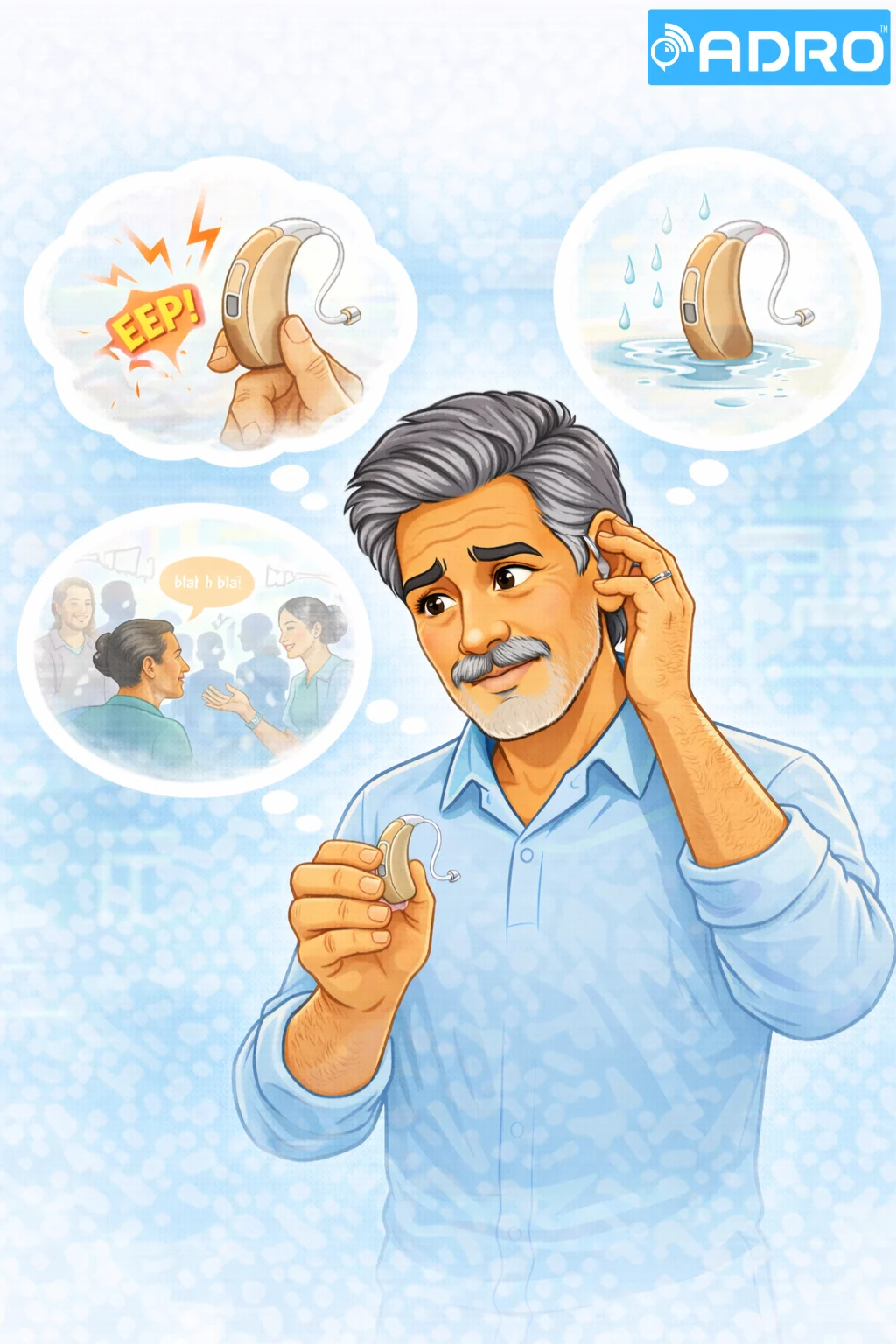 43 5 Common problems hearing aid users face